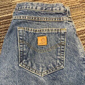 Men's Carhartt Flannel Lined Jeans Relaxed Fit